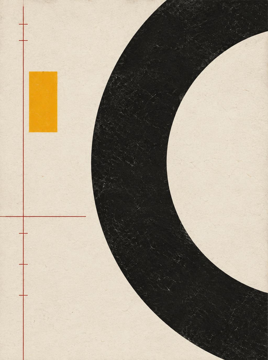 Abstract ivory, black, and yellow cover for The Clarity Method